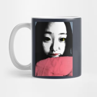 BEAUTIFUL FUNNY ASIAN GIRL POP ART COLOR Mug